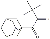 3,3-Dimethyl-1-(1-adamantyl)-1,2-butanedione Structure