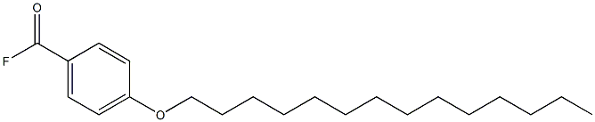 4-(Tetradecyloxy)benzoyl fluoride Structure