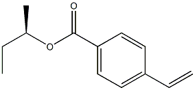 (-)-p-Vinylbenzoic acid (R)-sec-butyl ester Structure