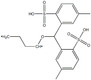 Bis(p-toluenesulfonic acid)[S,(-)]-2-methoxy-1,4-butanediyl Structure