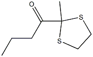 1-(2-Methyl-1,3-dithiolan-2-yl)-1-butanone Structure