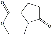 1-Methyl-5-oxopyrrolidine-2-carboxylic acid methyl ester 구조식 이미지
