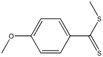 4-Methoxydithiobenzoic acid methyl ester 구조식 이미지