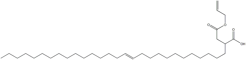 2-(12-Octacosenyl)succinic acid 1-hydrogen 4-allyl ester 구조식 이미지