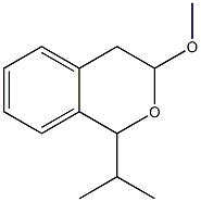 3,4-Dihydro-1-isopropyl-3-methoxy-1H-2-benzopyran Structure