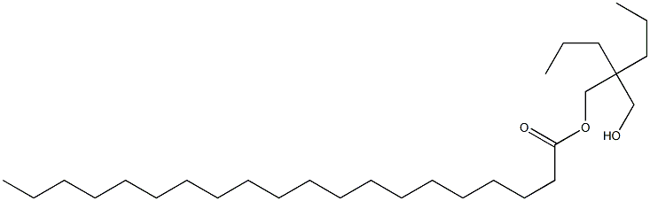 Icosanoic acid 2-(hydroxymethyl)-2-propylpentyl ester 구조식 이미지