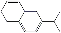 1,2,4a,5-Tetrahydro-6-isopropylnaphthalene Structure