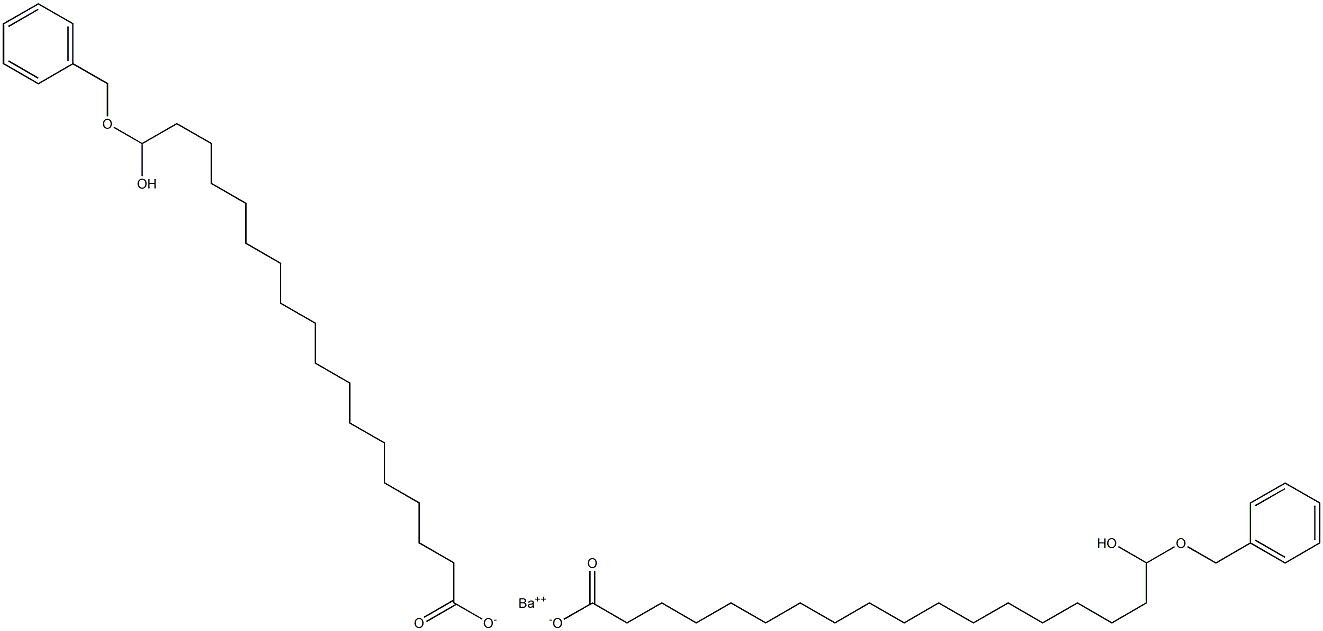 Bis(18-benzyloxy-18-hydroxystearic acid)barium salt 구조식 이미지