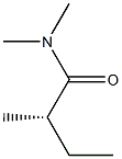 [S,(+)]-N,N,2-Trimethylbutyramide 구조식 이미지