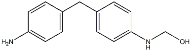 p-(p-Hydroxymethylaminobenzyl)aniline Structure