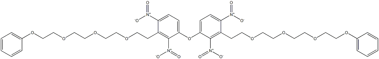 [2-[2-[2-[2-(Phenoxy)ethoxy]ethoxy]ethoxy]ethyl](2,4-dinitrophenyl) ether 구조식 이미지