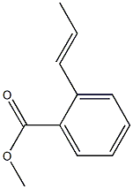 2-(1-Propenyl)benzoic acid methyl ester Structure