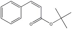 (Z)-3-Phenylacrylic acid tert-butyl ester Structure