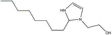 2-Octyl-4-imidazoline-1-ethanol 구조식 이미지