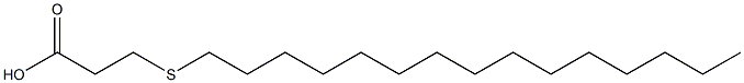 3-(Pentadecylthio)propionic acid Structure