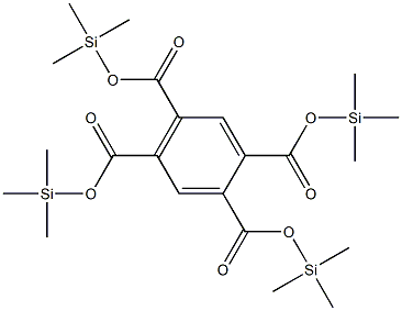 1,2,4,5-Benzenetetracarboxylic acid tetra(trimethylsilyl) ester Structure
