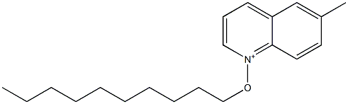 6-Methyl-1-decyloxyquinolinium 구조식 이미지