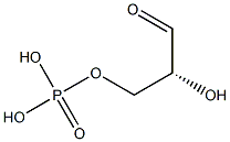 (2R)-2-Hydroxy-3-(dihydroxyphosphinyloxy)propanal Structure