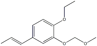 1-Ethoxy-2-methoxymethoxy-4-(1-propenyl)benzene 구조식 이미지