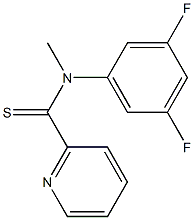 N-[3,5-Difluorophenyl]-N-methylpyridine-2-carbothioamide Structure