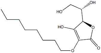 2-O-Octyl-L-ascorbic acid 구조식 이미지