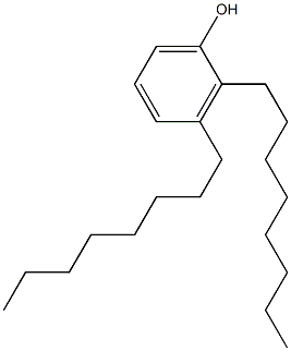 2,3-Dioctylphenol Structure