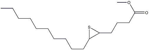 5,6-Epithiopalmitic acid methyl ester Structure