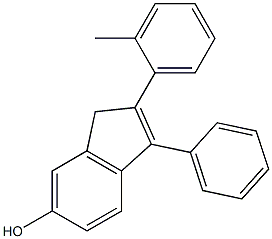 2-(2-Methylphenyl)-3-(phenyl)-1H-inden-6-ol 구조식 이미지