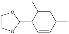 2-(2,4-Dimethyl-5-cyclohexenyl)-1,3-dioxolane Structure