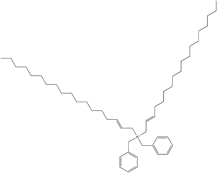 Di(2-octadecenyl)dibenzylaminium 구조식 이미지