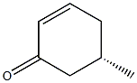 (5S)-5-Methyl-2-cyclohexene-1-one 구조식 이미지