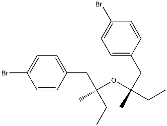 (+)-p-Bromobenzyl[(S)-sec-butyl] ether 구조식 이미지