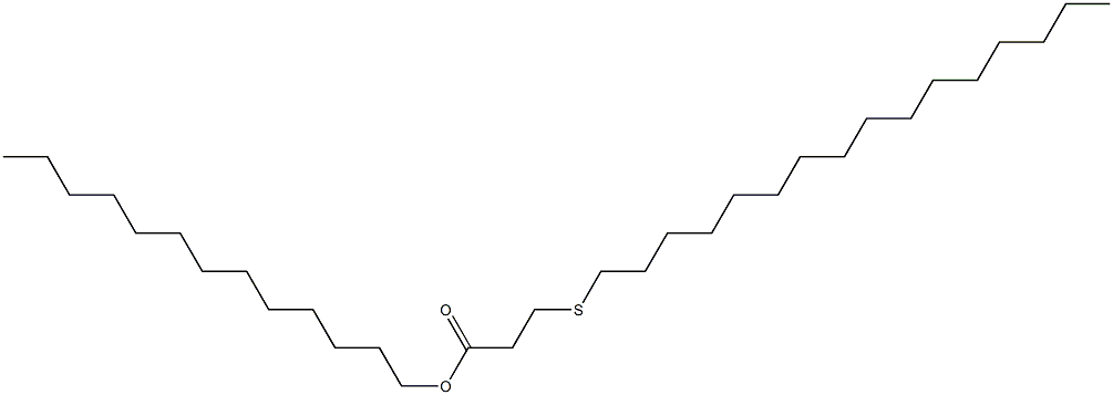 3-(Hexadecylthio)propionic acid tridecyl ester Structure