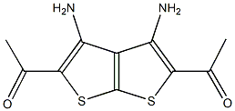 2,5-Diacetylthieno[2,3-b]thiophene-3,4-diamine Structure