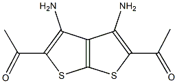 2,5-Diacetylthieno[2,3-b]thiophene-3,4-diamine 구조식 이미지