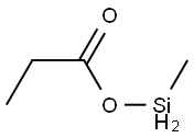 Propionic acid methylsilyl ester 구조식 이미지