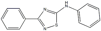 3-Phenyl-5-(phenylamino)-1,2,4-thiadiazole 구조식 이미지
