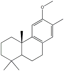 12-Methoxy-13-methylpodocarpa-8,11,13-triene 구조식 이미지