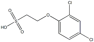2-(2,4-Dichlorophenoxy)ethanesulfonic acid 구조식 이미지