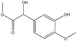 (-)-3-Hydroxy-4-methoxy-D-mandelic acid methyl ester Structure