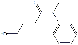 4-Hydroxy-N-methyl-N-phenylbutyramide 구조식 이미지