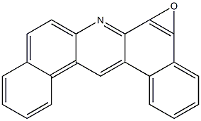 5,6-Epoxydibenz[a,j]acridine 구조식 이미지