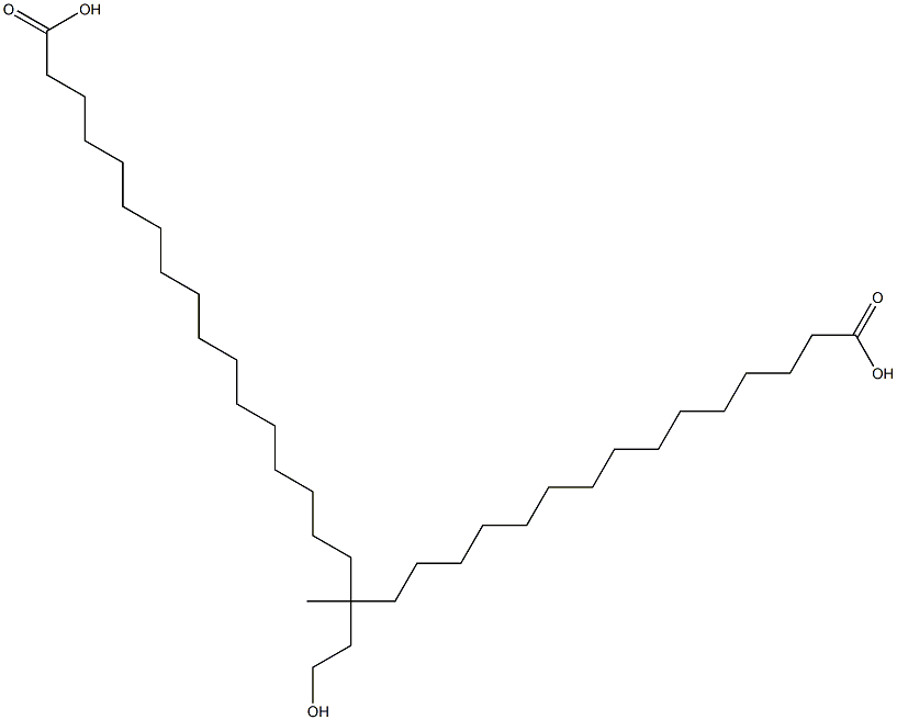 Dipentadecanoic acid 1-(2-hydroxyethyl)-1-methyl-1,3-propanediyl ester Structure