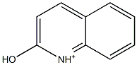 2-Hydroxyquinolinium Structure