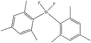 Difluorodimesitylsilane 구조식 이미지