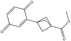3-(3,6-Dioxo-1,4-cyclohexadienyl)bicyclo[1.1.1]pentane-1-carboxylic acid methyl ester Structure