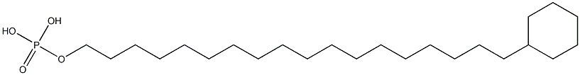 Phosphoric acid hydrogen cyclohexyloctadecyl ester Structure