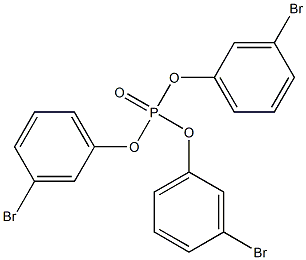 Phosphoric acid tris(3-bromophenyl) ester Structure