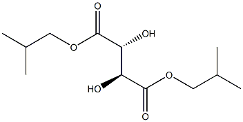 meso-Tartaric acid diisobutyl ester 구조식 이미지