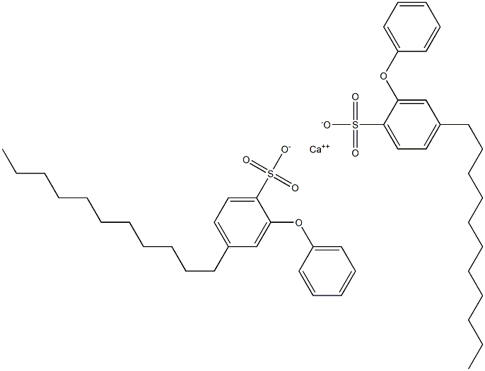 Bis(2-phenoxy-4-undecylbenzenesulfonic acid)calcium salt 구조식 이미지